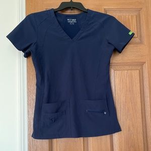 Navy Blue Scrubs Med Couture